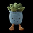 thumbnail image 4 of Divertidas plantas en macetas de felpa realistas novedad planta de dibujos animados muñeco de peluche suave tablero de instrumentos de coche decoració - Azul 25cm Sunnimix juguetes de peluche, 4 of 8