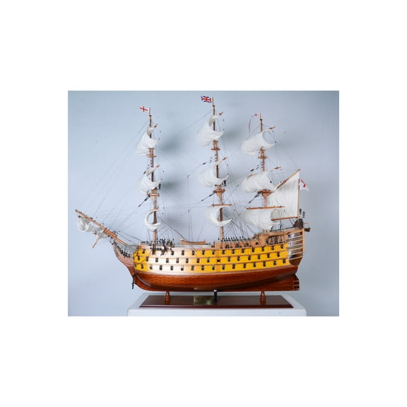 Old Modern Handicrafts HMS Victory Painted XLarge Fleet Admiral Line  Fully Assembled
