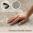 thumbnail image 6 of ODIKA 8'x10' Washable Area Rug Non-Shedding, Easy Care, Abstract Beige Distressed Vintage Layers Neutral Faded Large Flowing Dynamic for King Size Bedroom Under Bed, Master Suite, 6 of 7