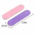 thumbnail image 2 of FACEGA 100 Pcs Nail File,Eco-Friendly Wood with Coarse and Fine Grits Nail Supplies,1.2mm Thickness for Convenient Travel Emery Boards for Nails,Purple, 2 of 4