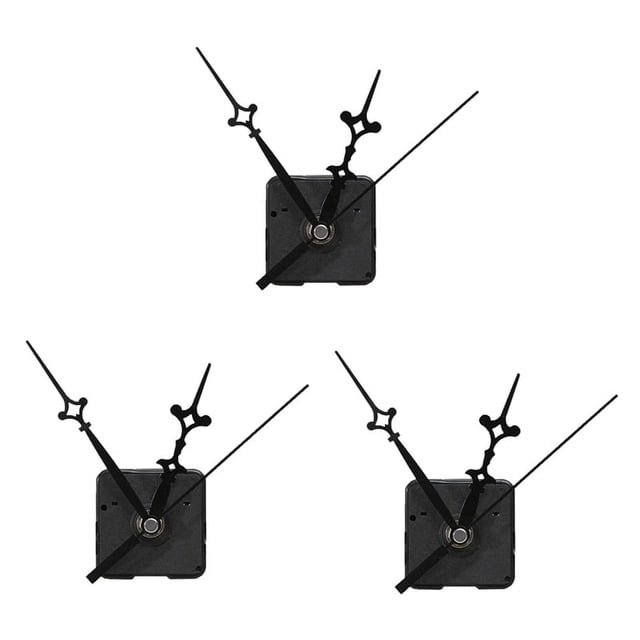 3 Pieza Reloj de Pared de Repuesto Piezas de ReparaciÓN DIY A Mano Mecanismo de Movimiento del PÉNdulo Motor de Reloj de Cuarzo con Manos Y Kit de Accesorios