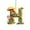 H, variant on English Alphabet Flying Baby Acrylic Pendant, Home and Car Hanging Ornament, Whimsical Wall and Window Decoration, Unique Gift for Nature and Garden Lovers