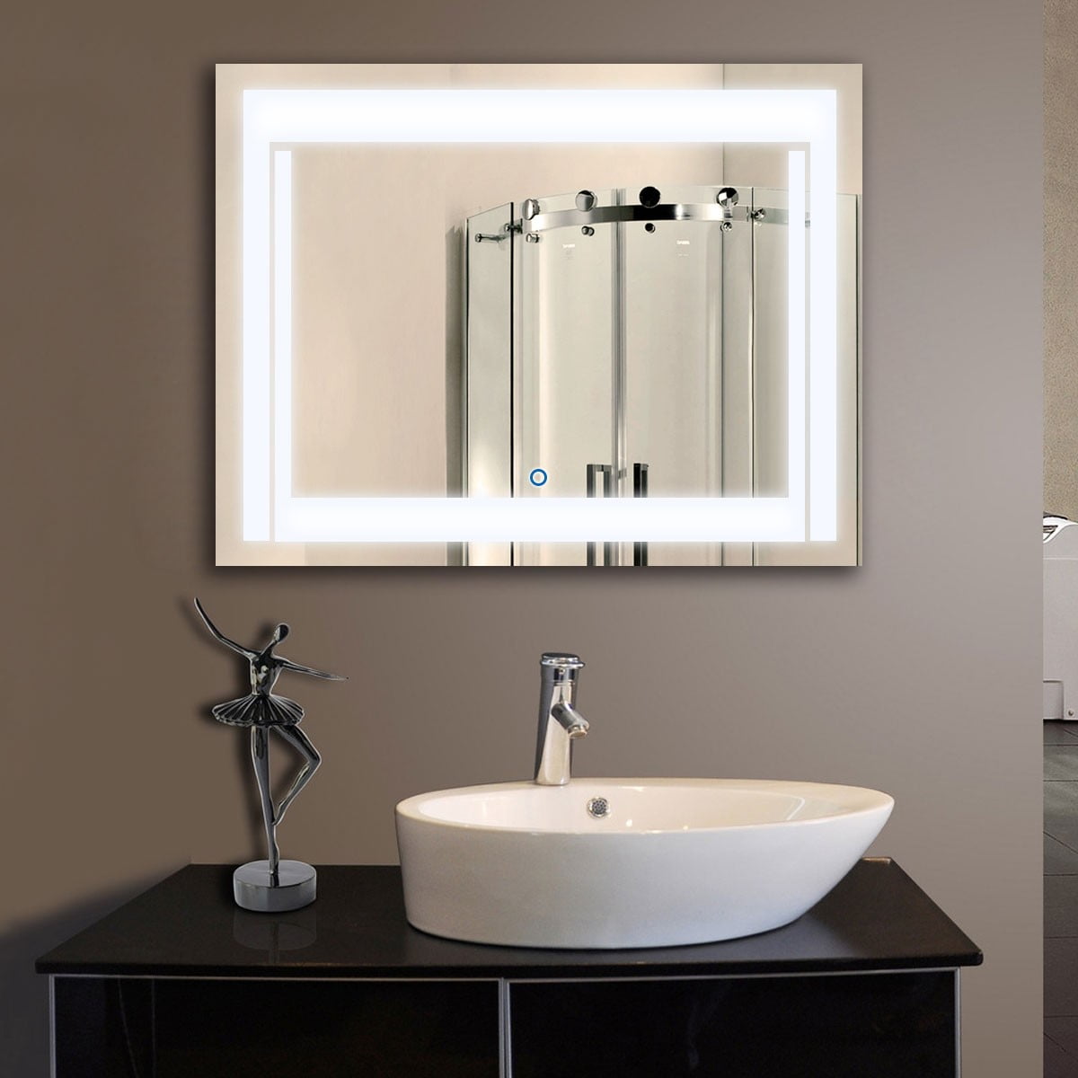 Decoraport Bathroom Vanity Wall Mirror With Touch On 36 X 28 Decoraport Bathroom Vanity Wall Mirror With Touch On 36 X 28 Inch Ck150 L