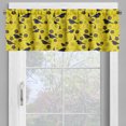 thumbnail image 2 of Ambesonne Yellow Bird Window Valance, Avian and Petals, 54" X 18", Yellow Indigo, 2 of 5