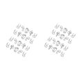 thumbnail image 2 of Guardurnaity Pegatinas de uñas con dibujo de líneas de animales de dibujos animados, calcomanías de punta de uñas completas falsas DIY, herramientas de Type1 NO1 Guardurnaity CBP041923, 2 of 5