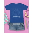 thumbnail image 3 of Moonchild Emoji - Cosmic Smiley Starry Night Youth's T-shirt, 3 of 4