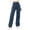 Dark Blue, variant on Women's High Waist Straight Leg Jeans, Fashionable Washed Jeans with a Versatile and Casual Style, Ideal for Daily Wear and Relaxed Events,Black M