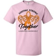 thumbnail image 3 of Inktastic Leukemia Awareness Staying Strong Together and Orange Ribbon T-Shirt, 3 of 5