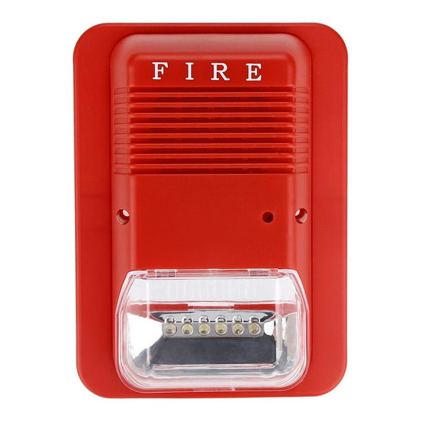 Mgaxyff Sound and Fire Alarm, fire Alarm Light with Light Sound Warning