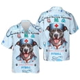 thumbnail image 3 of Just a Certified Nursing Assistant Cna Who Loves Her Pitbull Hawaiian Shirt Breathable Summer Unisex Merch Terrier Dog Lover - 00003, 3 of 6