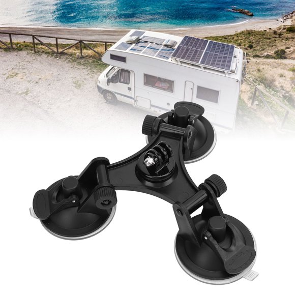 Satellite Suction Cup Mount, Satellite Suction Mounting Kit 10KG Suction Force Weatherproof with Adapter for Mini