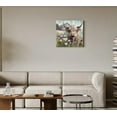 thumbnail image 5 of WFSposter Farmhouse Highland Cow Wall Decor in Neutral colour: Rustic Cow and Dandelion picture Canvas Art Print, Gift for Bathroom or Kitchen, Ideal Animal Artwork for Living Room, 5 of 6