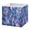 Shiny, variant on Fabric Open Basket Bins Foldable Storage Basket 2 Sizes Available Shimmering Rainbow