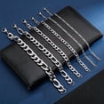 thumbnail image 5 of 3/4/5/6/7/11mm Width Classic Simple Trendy Figaro Chain Bracelet Male Stainless Steel Wholesale Jewelry, 5 of 5