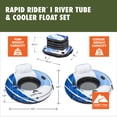 thumbnail image 3 of Ozark Trail Rapid Rider River Tube 2-Pack and Inflatable Cooler Combo, 3 of 11