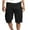 Black, variant on Turilly Plus Size Shorts for Men Casual Pure Color Outdoors Pocket Beach Work Trouser Cargo Shorts Pant