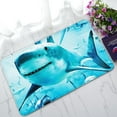 thumbnail image 1 of ABPHQTO Felpudo antideslizante Sea Sharks In the Deep Ocean para interior / exterior / baño 45x75 cm, 1 of 1