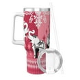 thumbnail image 2 of Pofeuu Thai elephant Print 40oz Ice Bully With Handle And Straw Stainless Steel Vacuum Insulated Cup And 2 In 1 Straw Lid, 2 of 8