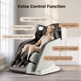 thumbnail image 2 of COSTWAY Proox27 Fauteuil de Massage Intégral Confortable - Fauteuil de Massage à Gravité Zéro avec Piste SL, Coussins Gonflables, Rouleaux pour les Pieds, Détection des Épaules, Chauffage, Bluetooth, Modes Auto, 2 of 10
