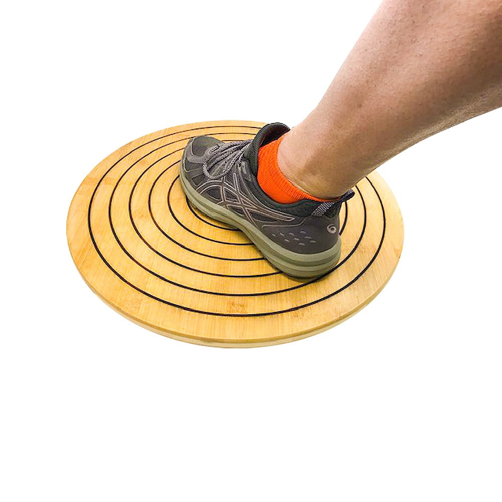 18 in Exercise, Training & Therapy Wood Balance Board & Wobble Rocker