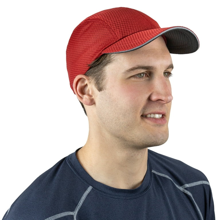 Race Day Mens Running Hat 3 Pack white red navy