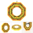 thumbnail image 4 of Espejo cóncavo bagua, espejo de riqueza feng shui para negocios en el hogar con material de madera, cóncavo convexo de 4 pulgadas y 6 pulgadas, protección contra la mala mala, 4 of 7