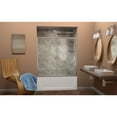 thumbnail image 2 of DreamLine Visions 56-60 in. W x 58 in. H Semi-Frameless Sliding Tub Door in Brushed Nickel, 2 of 7