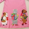 thumbnail image 4 of Esaierr Girls Dress Toddle Kids Princess Dress Tulle Dress Long Sleeve, Cartoon Embroidery, Crewneck Fall Casual Dress for 2-7Y, 4 of 5