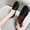 Black A, variant on Women's Flats Shoes Floral Print Square Toe Slip-On Plain Plus Size Casual Walking Flats Shoes Summer Trendy Comfortable Loafers Black 8.5