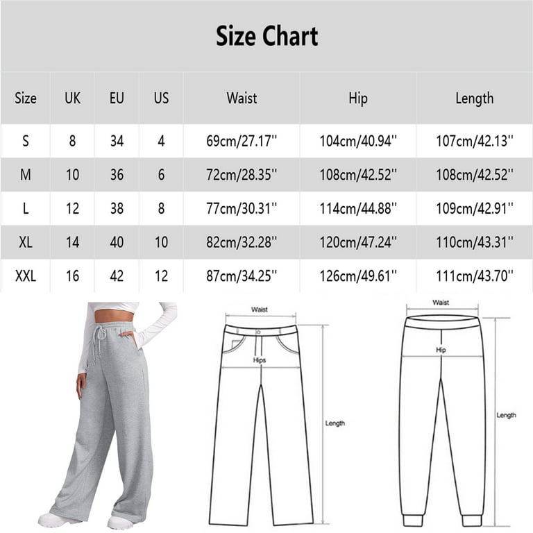 Womens Casual Pants Petite Length Women's Bottom Sweatpants