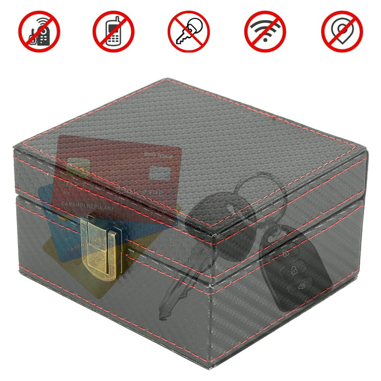 Hands DIY Keyless Car Key Blocker Box Signal Faraday Box Safety Blocking  Pouch Anti Theft 