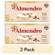 (2 pack) El Almendro Crunchy Almond Turron, 7.05 oz