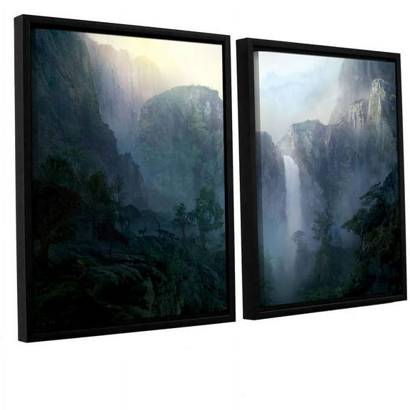 ArtWall Philip Straub "Afternoon Light" 2-Piece Floater Framed Canvas Set