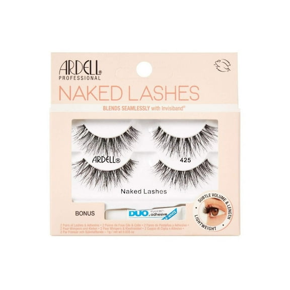 Ardell Eyelash Twin Pack 1 gram DUO Pipette Naked Lashes 425 #75820