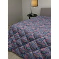 thumbnail image 2 of Mosaic Down Alternative Comforter, Soft Pastel Colored Maze Style Classic Retro Geometric Stripes Circles Pattern, Microfiber Quilt for All Season, 5 Sizes, Dusk Pale Tan, by Ambesonne, 2 of 3