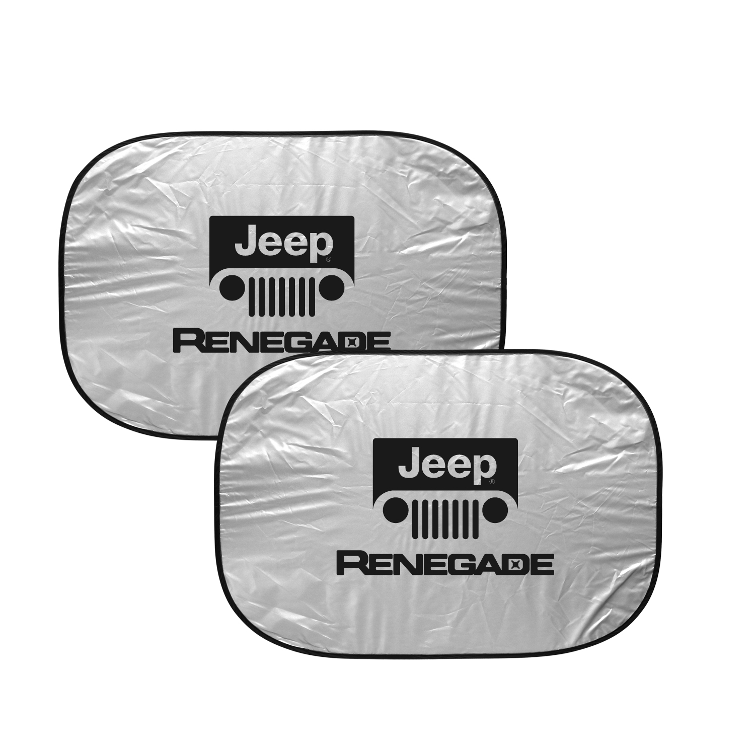 Jeep Renegade Dual Panels 228" W x 24" L Easy Folding Windshield Sun