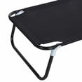 thumbnail image 4 of Spaco 5-Level Reclining Beach Chairs, Steel Frame Outdoor Sun Tanning Loungers for Yard, Patio, Durable Outdoor Chaise Lounge Pool Chairs, Black, 4 of 11