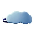 thumbnail image 2 of Máscara para dormir de seda helada, suave, bloqueador de luz, transpirable, opaca, cómoda Azul, 2 of 8