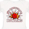 thumbnail image 4 of Inktastic I'd Rather Be Bowling Boys or Girls Long Sleeve Baby Bodysuit, 4 of 5