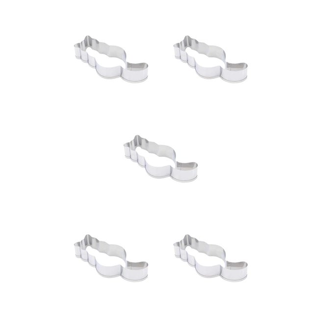 Matsuzay Molde para galletas de gato, cortador de Fondant de acero inoxidable, herramientas de decoración, utensilios de molde DIY, suministros Type2 NO2