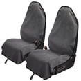 thumbnail image 1 of Funda de asiento de coche Leader Accessories gris impermeable, 2 unidades, 1 of 6