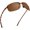 Polarized Tea Tortoiseshell, variant on Sunglasses for Men Women TR90 Rimless Frame for Running Fishing Cycling Driving