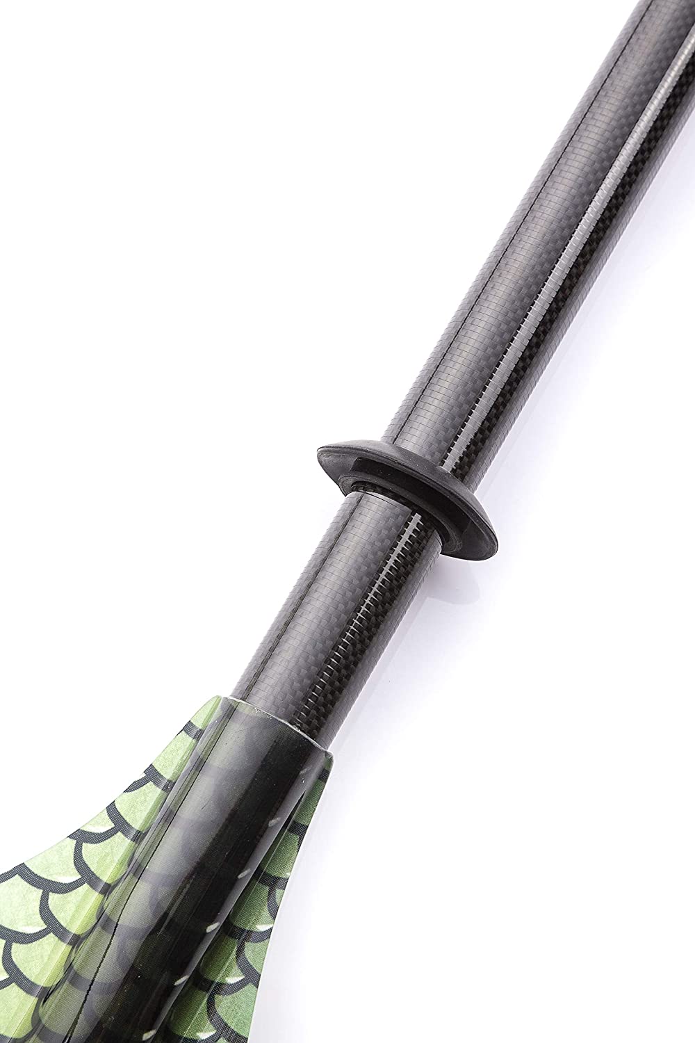 Graphic Fiberglass Multi Functional Kayak Paddle (Green Scale Design)