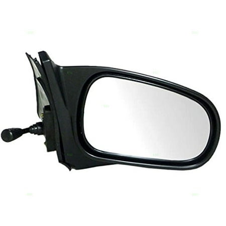 Aftermarket Side View Mirrors - Passengers Manual Remote Side View Mirror Replacement for Honda 76200-S00-A05, Brand new aftermarket replacement By AUTOANDART