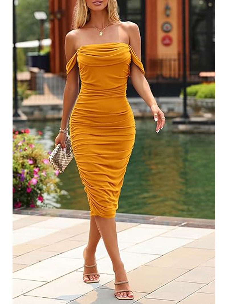 open lace back dress Faux Nubuck Bodycon Midi Dress | Sculpting Shapewear