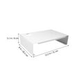 thumbnail image 2 of OULII Support d'Imprimante pour Ordinateur Portable Blanc en Acier au Carbone Design Moderne 1ensemble, 2 of 8
