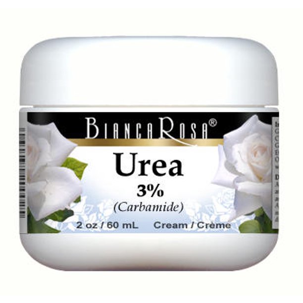 Urea 3 Cream (Carbamide) Enriched with Silk Protein (2 oz, Zin