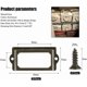 thumbnail image 4 of 30 Pcs Metal Label Holders For Furniture Drawer Cabinet Card Name Plate Frames With Screws For Desk Bookcase Shelf, Bronze, 4 of 5