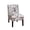Multicolor 964, variant on Blue Leaves Accent Chair for Living Room, Armless Upholstered Armchair with Removable Back and Legs, 21.63W x 29.13D x 32.75H