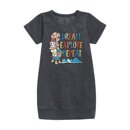 

Paw Patrol - Dream Explore Repeat - Toddler And Youth Girls Fleece Dress